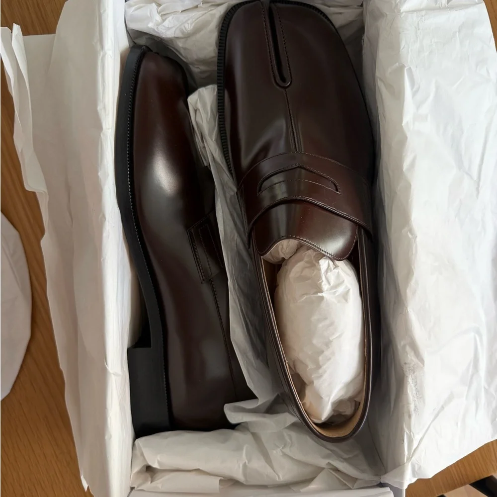 Maison Martin Margiela Brown Leather Loafers - Never Worn - Picture 2 of 5